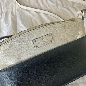 Kate Spade Black and White Cross Body Purse